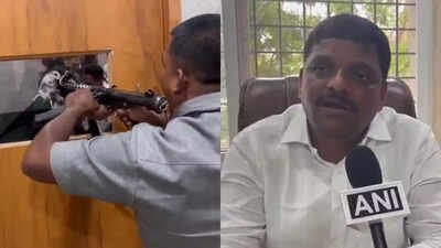 ‘Tried to kill me’: Mob attacks Telangana ex-Cong MLC’s office, gunman fires in air; lawmaker blames Kavitha’s Telangana Jagruthi – watch video | India News